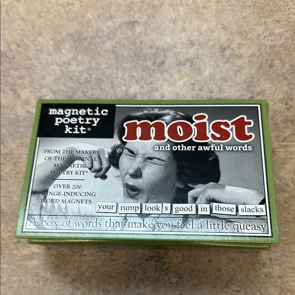 - Moist and Other Awful Words - Green